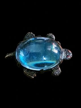 Vintage 1950's Collectible Jelly Belly Tortoise Brooch
